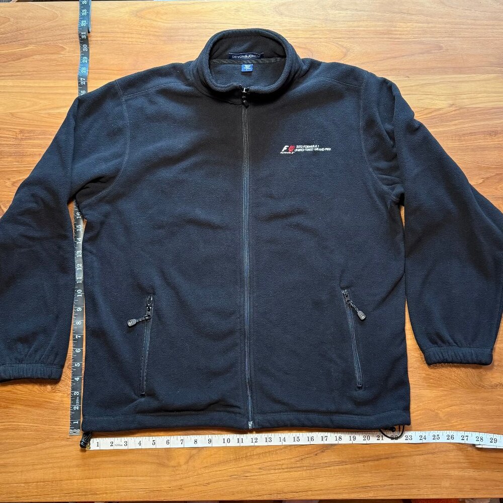 F1 US Grand Prix 2012 (Inaugural Race - Austin) Full Zip Fleece, Large